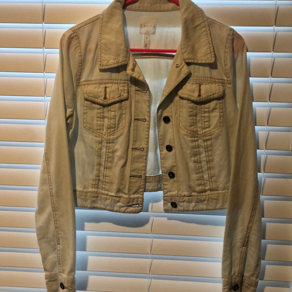 Light blue thin denim jacket